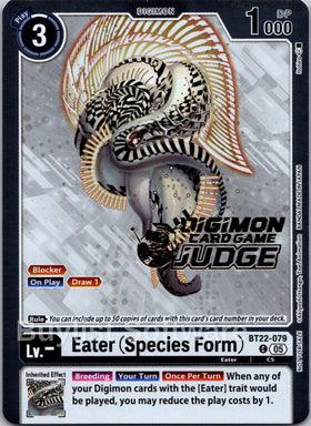 Eater (Species Form) (Judge Pack 2025 Wave 2) [BT22-079] [Cyber Eden] Foil
