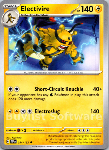 Electivire [054/162] [Temporal Forces]