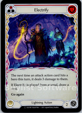 Electrify (Red) [ELE198] [Tales of Aria] Unlimited Edition Rainbow Foil