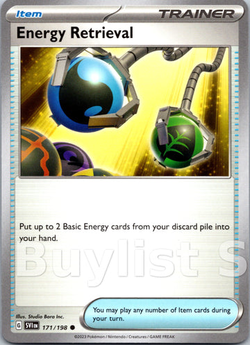 Energy Retrieval [171/198] [Scarlet & Violet Base Set]