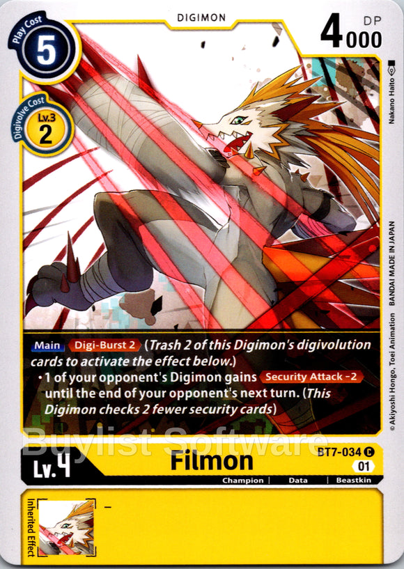Filmon [BT7-034] [Next Adventure]