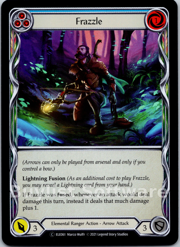 Frazzle (Blue) [ELE061] [Tales of Aria] Unlimited Edition Rainbow Foil