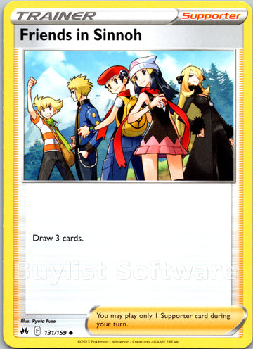 Friends in Sinnoh [131/159] [Crown Zenith]