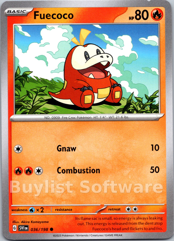 Fuecoco [036/198] [Scarlet & Violet Base Set]