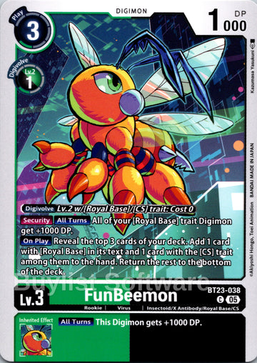FunBeemon - BT19-045 [BT23-038 C] [Hackers' Slumber]