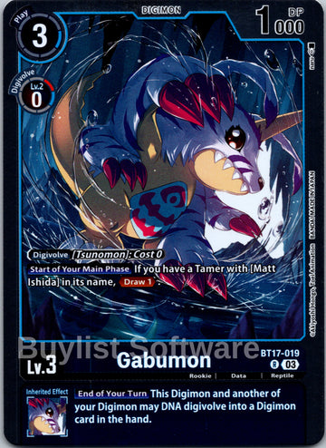 Gabumon [BT17-019] [Secret Crisis] Foil