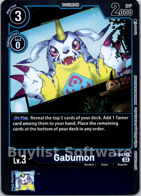 Gabumon (Winner Pack -Blast Ace-) [P-042] [Digimon Promotion Cards] Foil