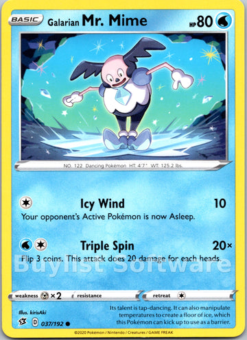Galarian Mr. Mime [037/192] [Rebel Clash]
