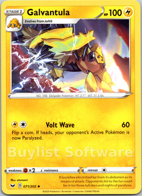 Galvantula [071/202] [Sword & Shield Base Set]