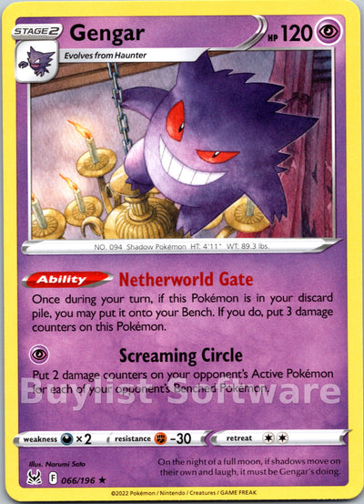 Gengar [066/196] [Lost Origin] Holofoil