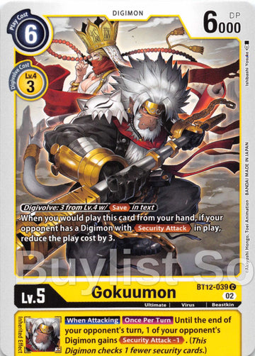 Gokuumon [BT12-039] [Across Time]