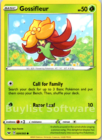 Gossifleur [020/202] [Sword & Shield Base Set]