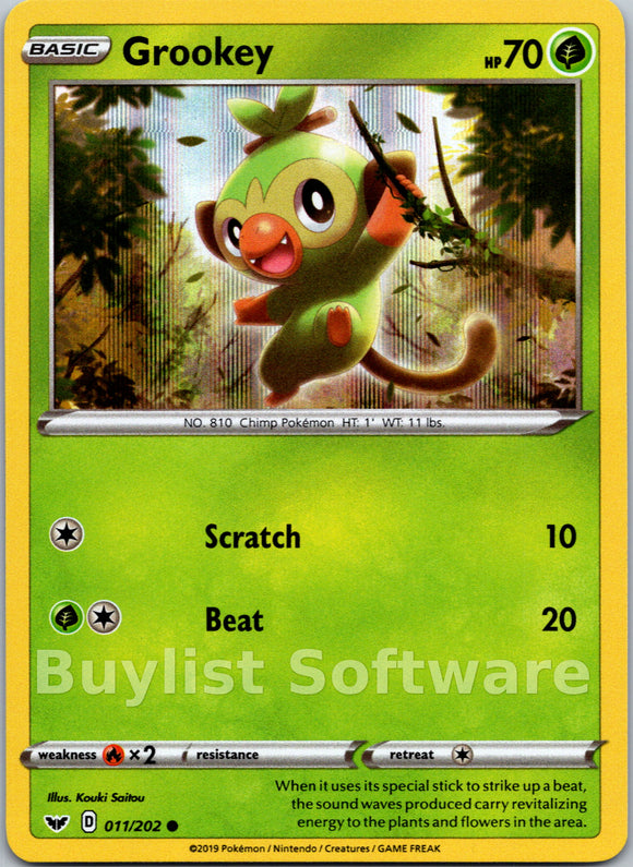 Grookey (Premium Collection) [011/202] [Sword & Shield Base Set] Holofoil