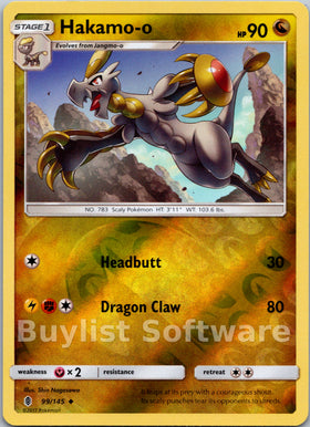 Hakamo-o [99/145] [Guardians Rising] Reverse Holofoil