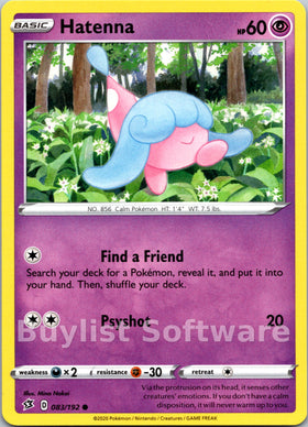 Hatenna [083/192] [Rebel Clash]