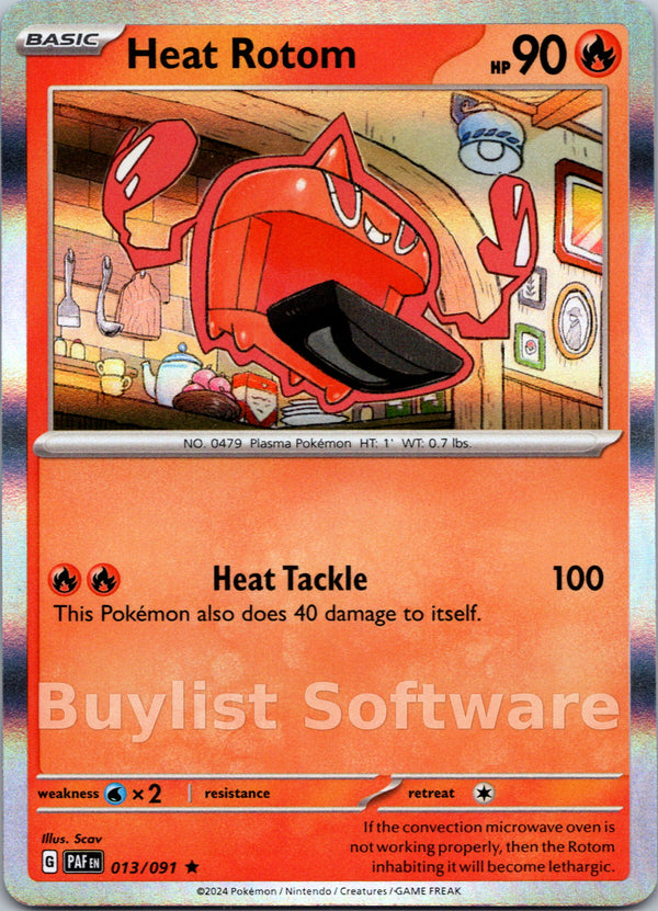 Heat Rotom [013/091] [Paldean Fates] Holofoil