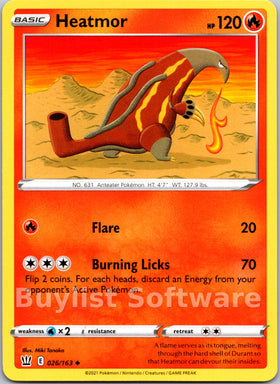 Heatmor [026/163] [Battle Styles]