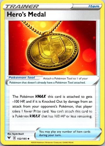 Hero's Medal [152/185] [Vivid Voltage]