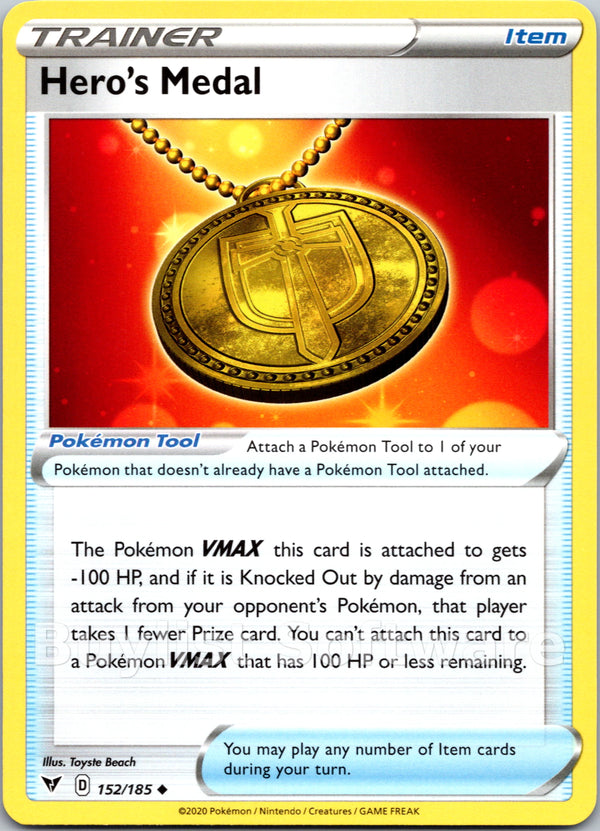Hero's Medal [152/185] [Vivid Voltage]