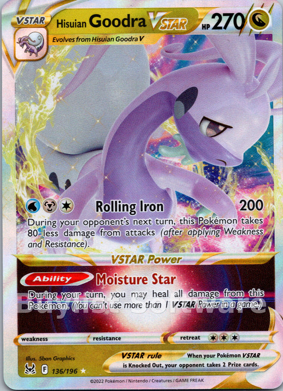Hisuian Goodra VSTAR [136/196] [Lost Origin] Holofoil