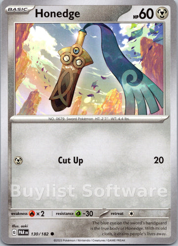 Honedge [130/182] [Paradox Rift]