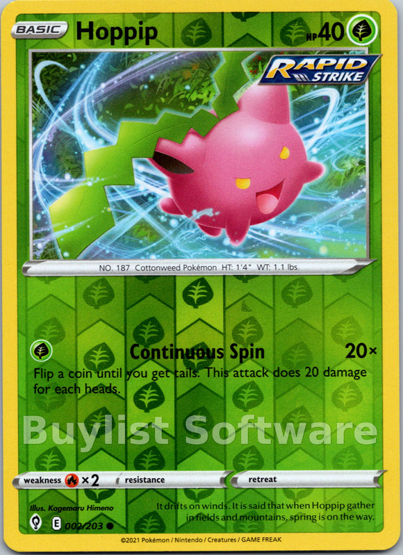 Hoppip [002/203] [Evolving Skies] Reverse Holofoil