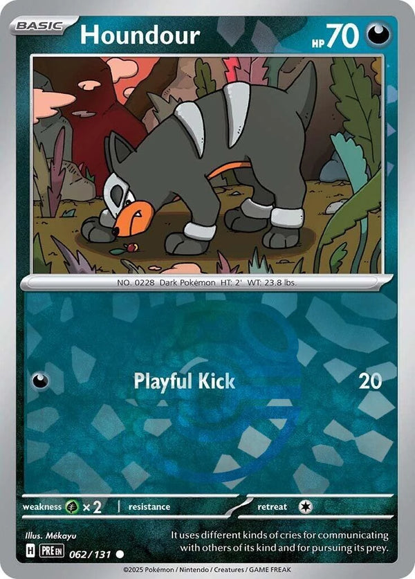 Houndour (Master Ball Pattern) [062/131] [Prismatic Evolutions] Holofoil