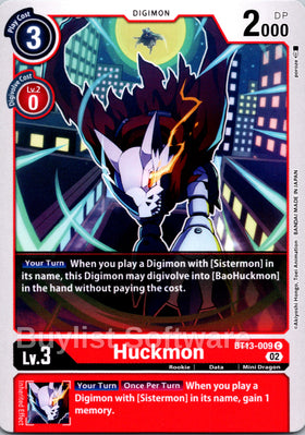 Huckmon [BT13-009] [Versus Royal Knights]