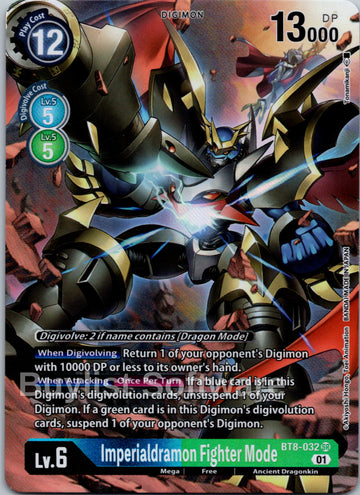Imperialdramon Fighter Mode (Alternate Art) [BT8-032] [New Awakening] Foil