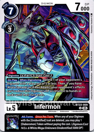 Infermon [BT22-059] [Cyber Eden]