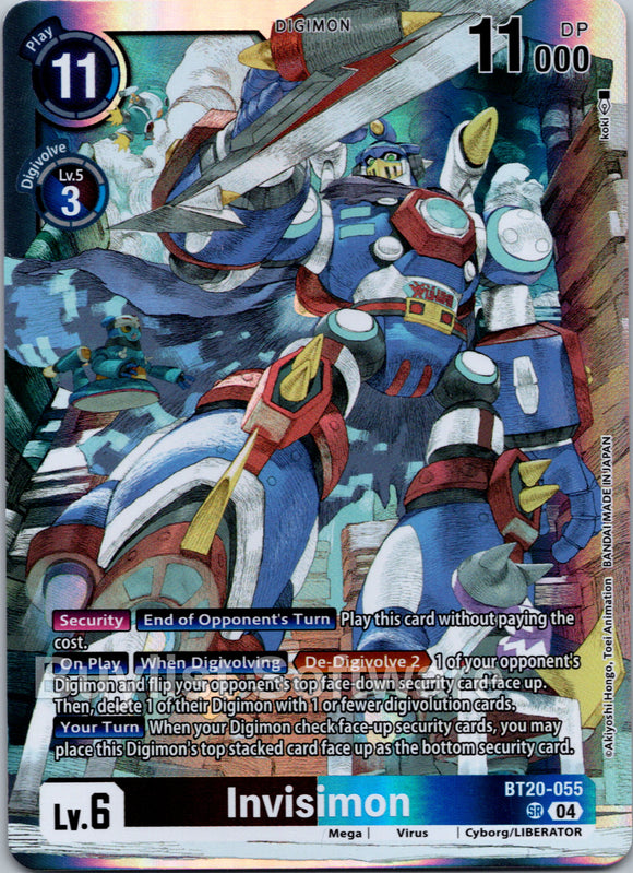 Invisimon [BT20-055 SR] [Release Special Booster 2.5] Foil