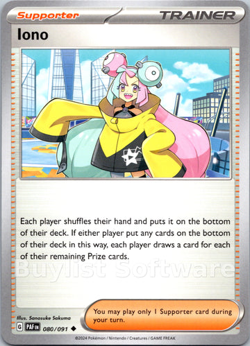 Iono [080/091] [Paldean Fates]