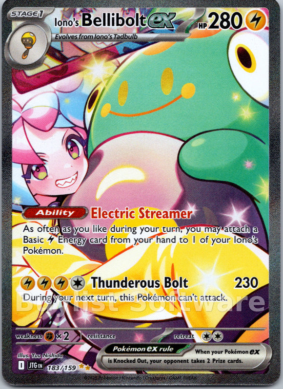 Iono's Bellibolt ex [183/159] [Journey Together] Holofoil