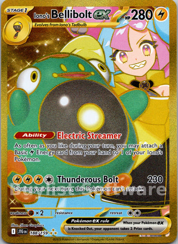 Iono's Bellibolt ex [188/159] [Journey Together] Holofoil