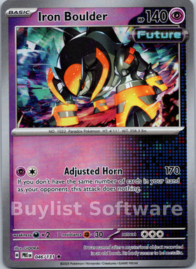 Iron Boulder (Master Ball Pattern) [046/131] [Prismatic Evolutions] Holofoil