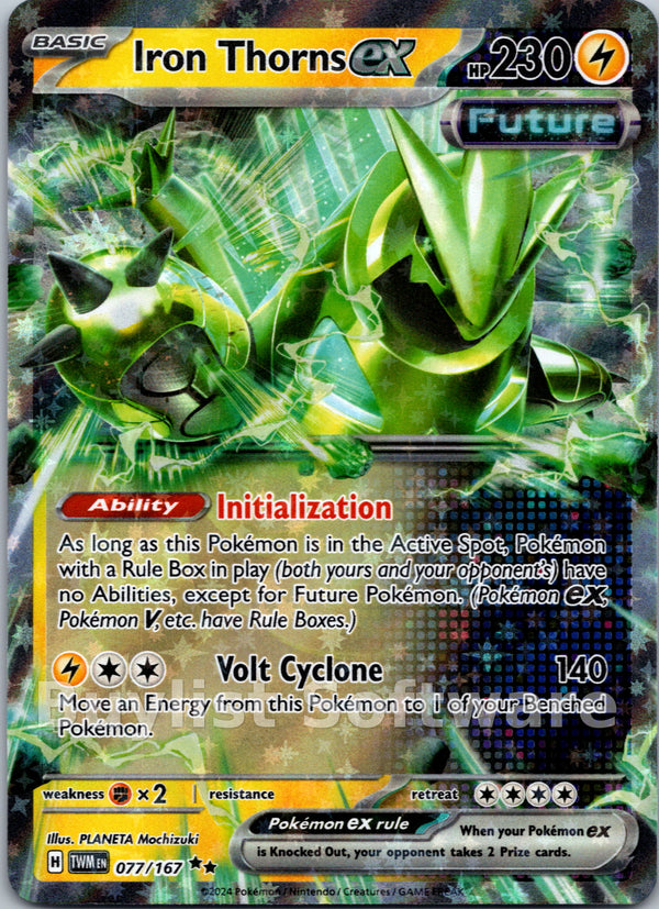 Iron Thorns ex [077/167] [Twilight Masquerade] Holofoil
