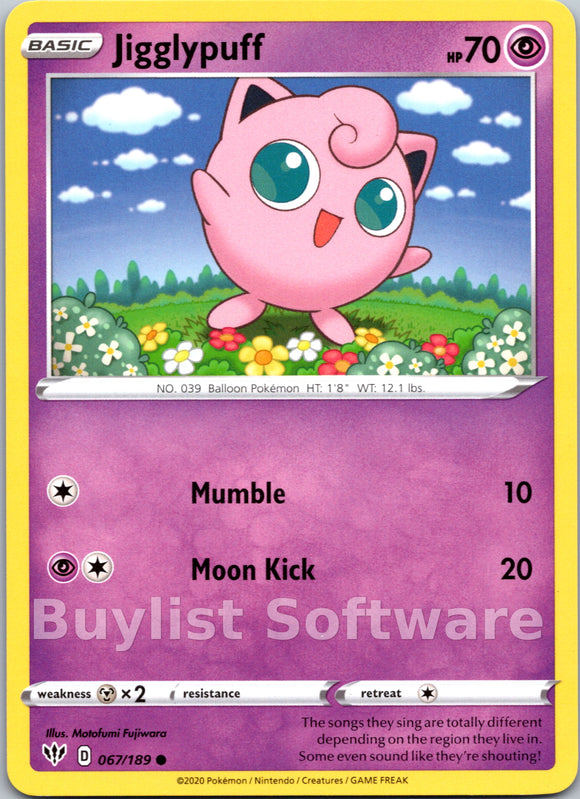 Jigglypuff [067/189] [Darkness Ablaze]