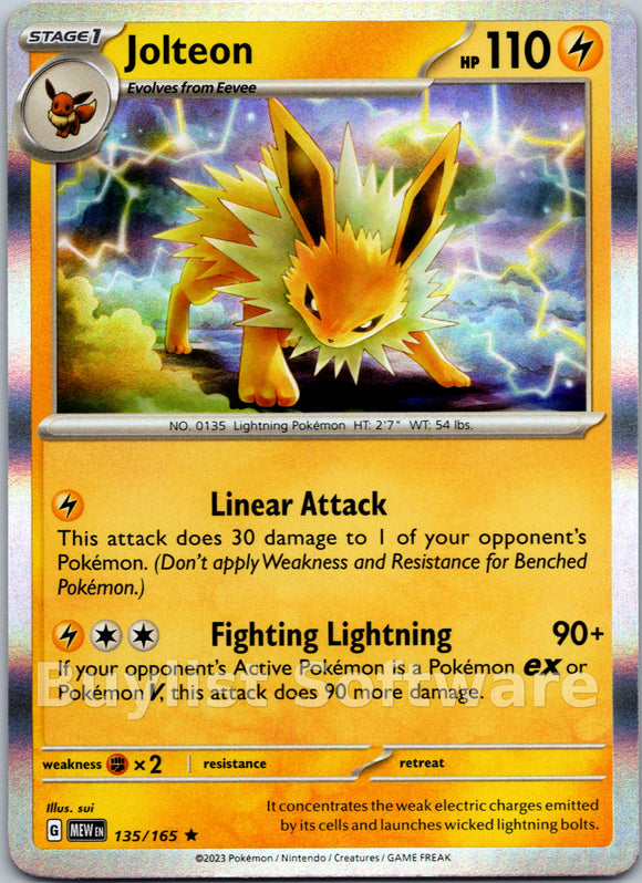 Jolteon [135/165] [Scarlet & Violet 151] Holofoil