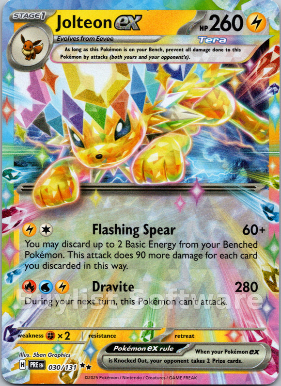 Jolteon ex [030/131] [Prismatic Evolutions] Holofoil