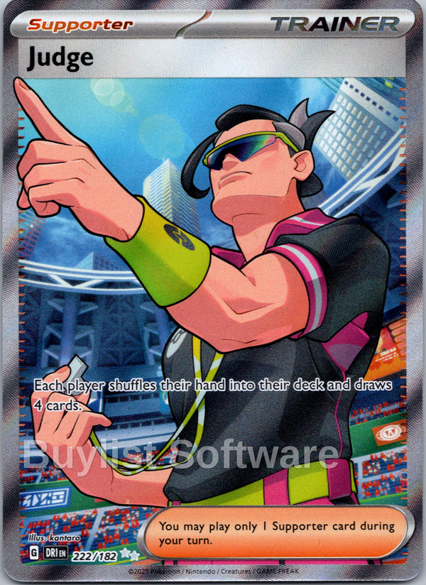 Judge [222/182] [Destined Rivals] Holofoil