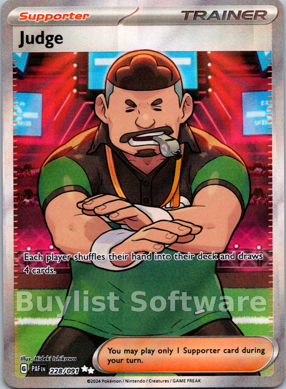 Judge [228/091] [Paldean Fates] Holofoil
