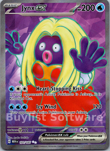 Jynx ex [191/165] [Scarlet & Violet 151] Holofoil