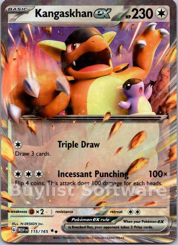 Kangaskhan ex [115/165] [Scarlet & Violet 151] Holofoil