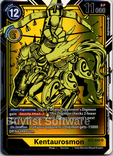 Kentaurosmon (Alternate Art) [BT3-043] [Release Special Booster 1.0] Foil
