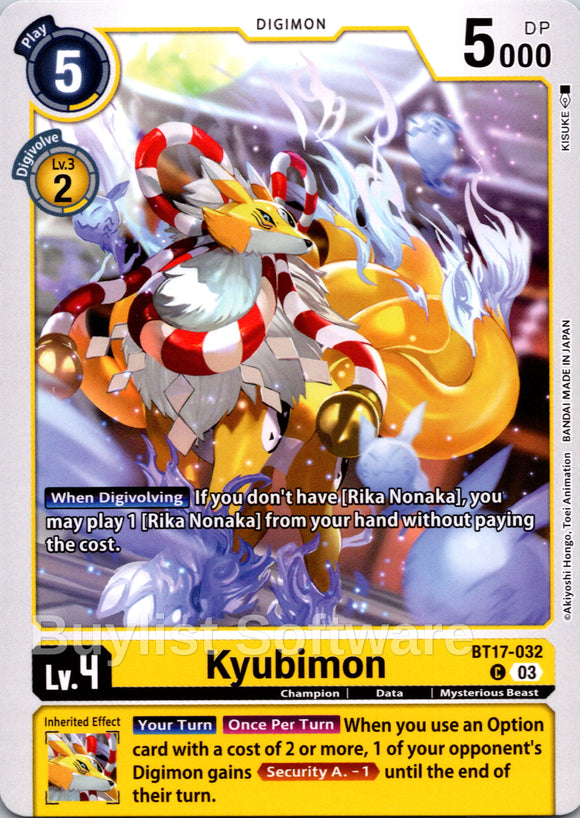 Kyubimon [BT17-032] [Secret Crisis]