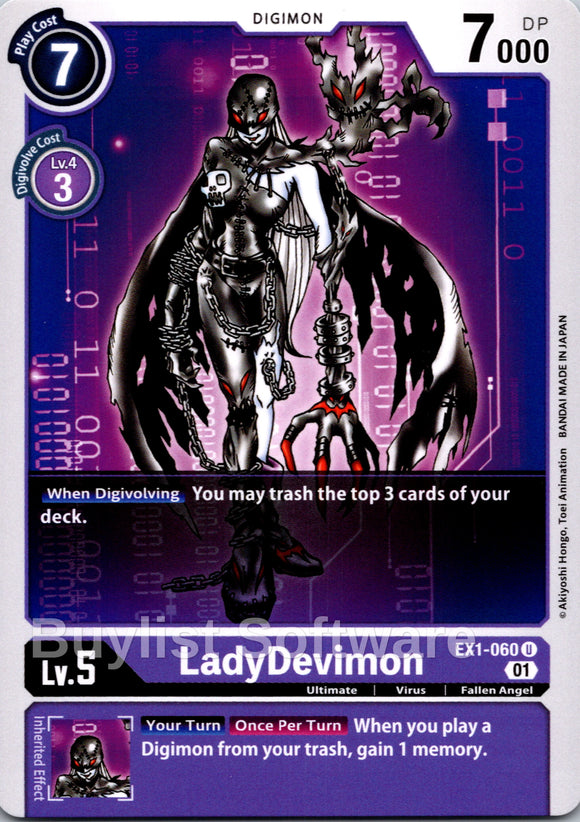 LadyDevimon [EX1-060] [Classic Collection]
