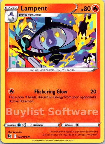 Lampent [025/196] [Lost Origin]