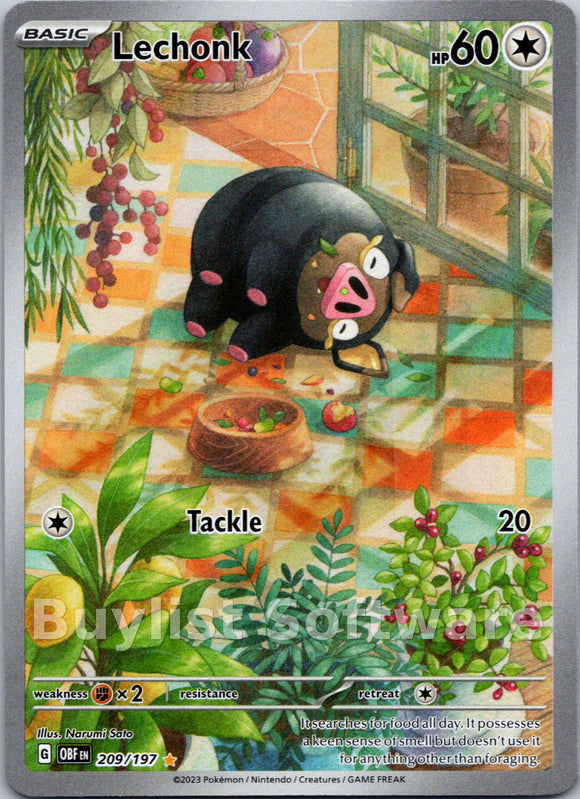 Lechonk [209/197] [Obsidian Flames] Holofoil