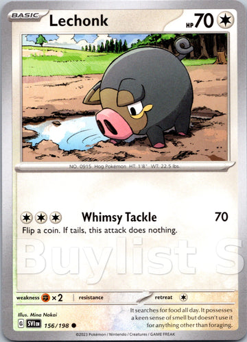 Lechonk [156/198] [Scarlet & Violet Base Set]