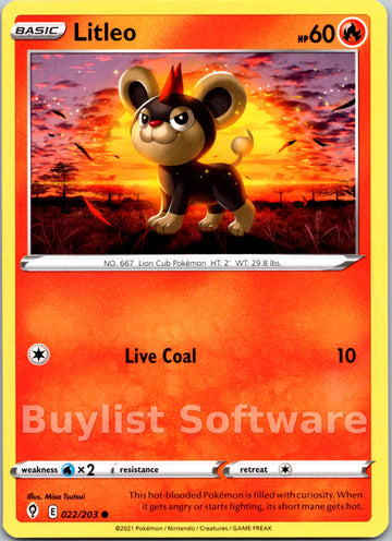 Litleo [022/203] [Evolving Skies]